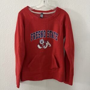 Womena Fresno State University Bulldogs FSU Crewneck Sweater